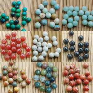 Jewel - תכשיטים ויהלומים חרוזים Wholesale Natural Gemstone Round Spacer Beads 4mm 6mm 8mm10mm DIY Jewelry making