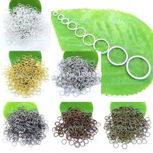 Jewel - תכשיטים ויהלומים סוגרים ולולאות 100pcs 3mm - 20mm Open Jump Rings Split findings Jewelry Making Craft Round Oval